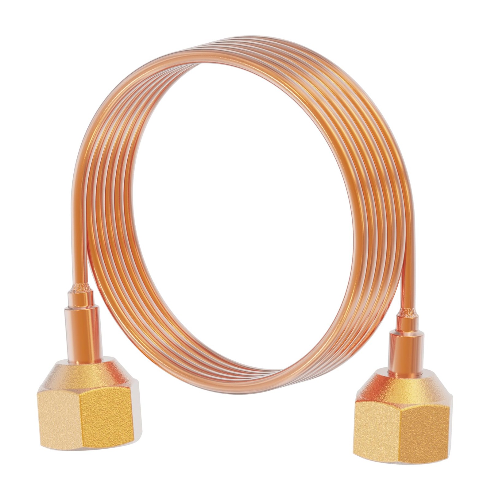 FOCMKEAS 4.9 Ft Pure Copper Tubing 3mm OD x 2mm ID, 1.5M O.D.,