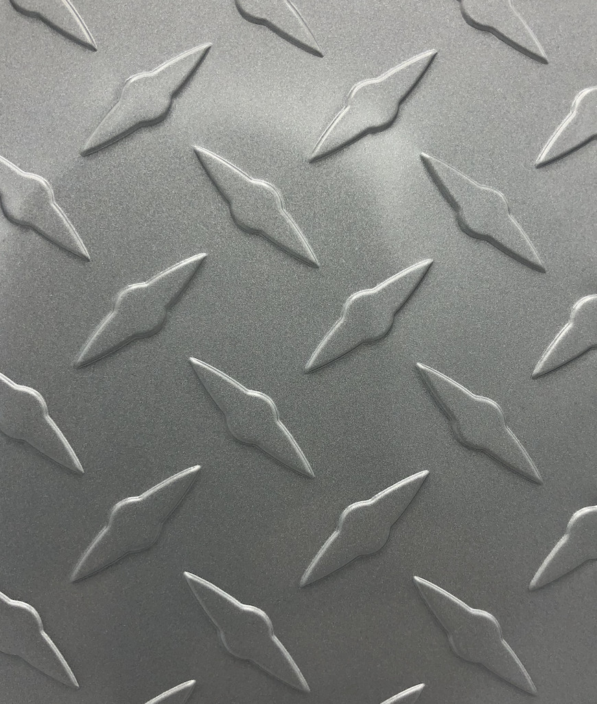 Diamond Plate Sheet .025″ Aluminum Flashing Trim Guard – Various Colors, Sizes