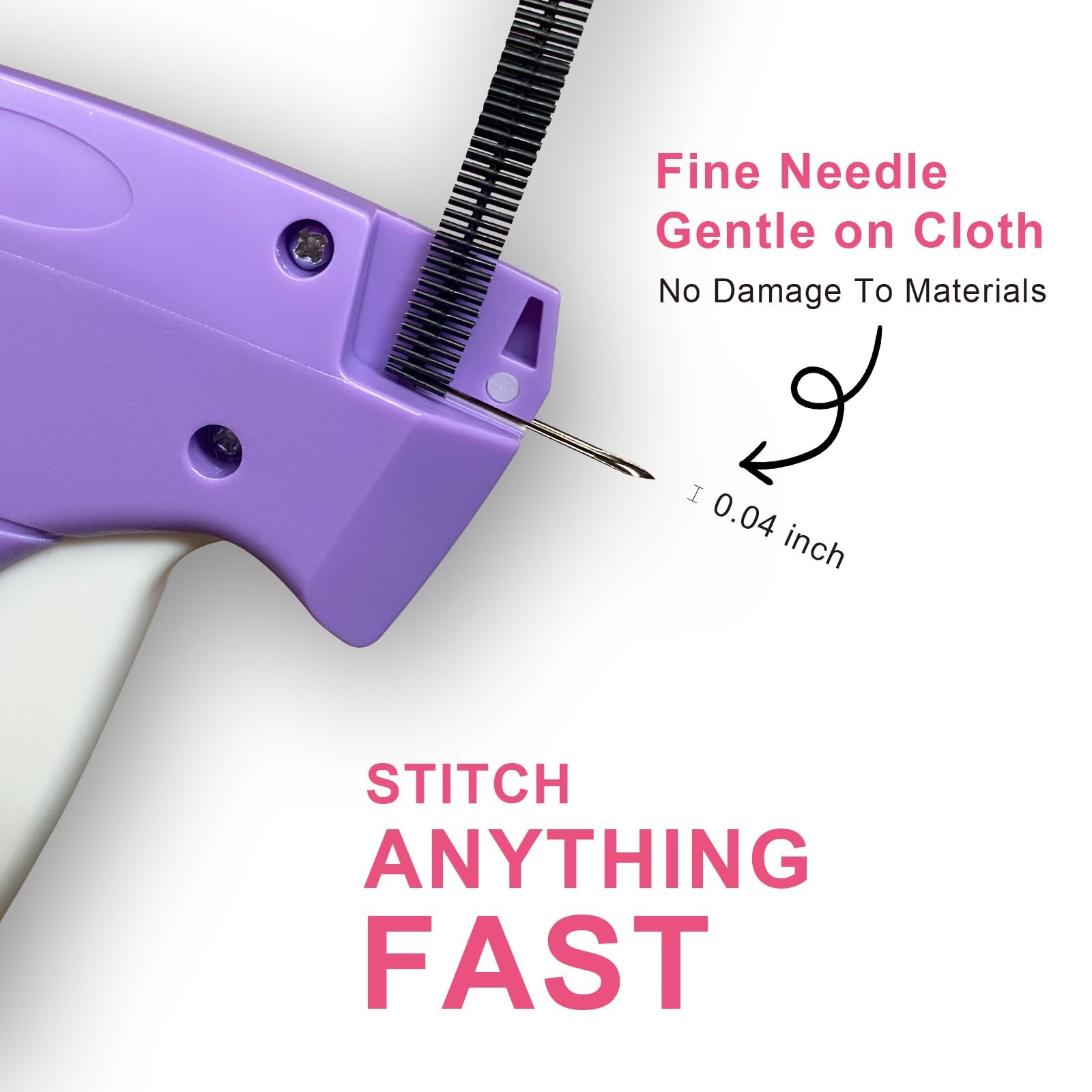 Stitch Gun for Clothes -Handheld Quick Clothing Fixer – purple