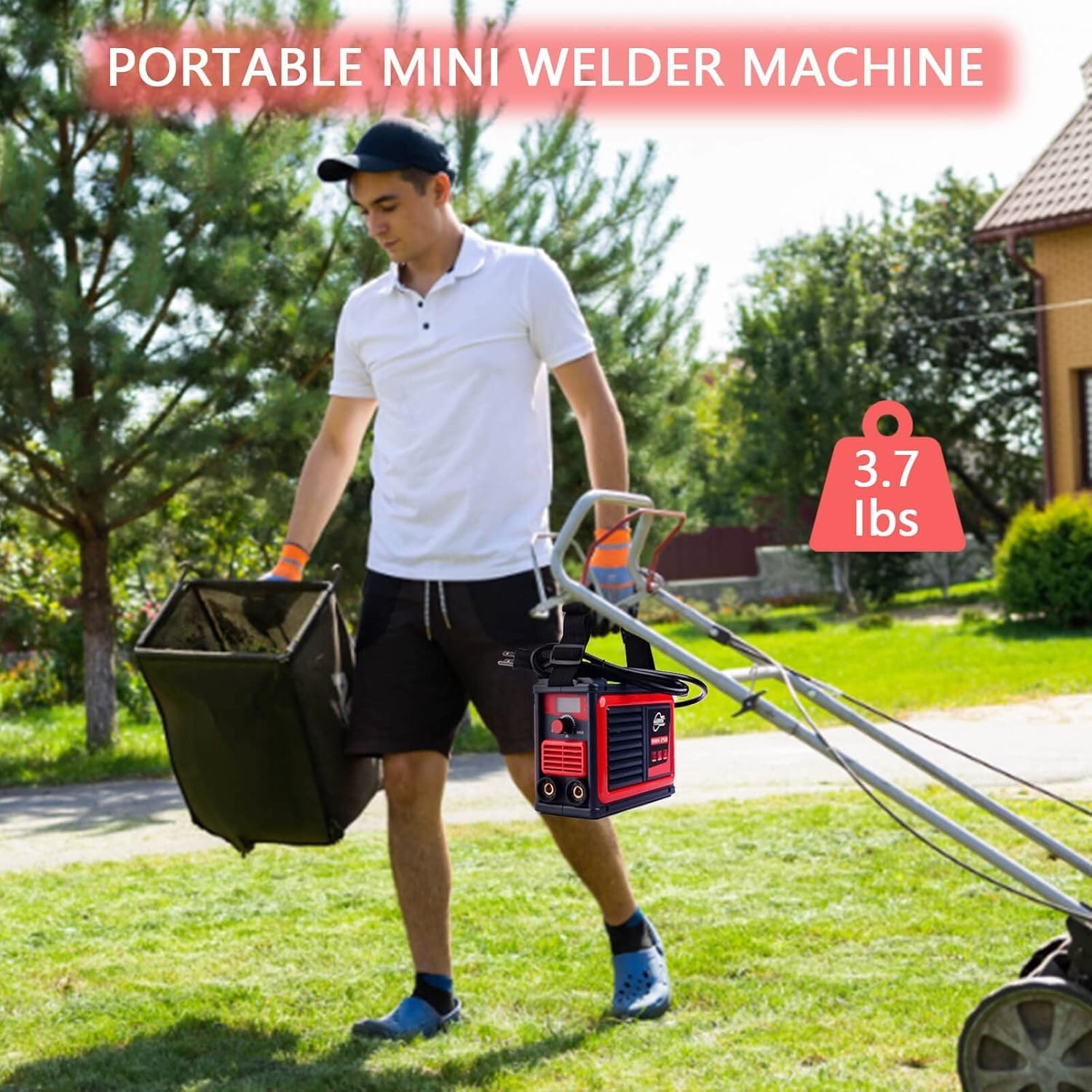 MMA Welder Machine,125Amp ARC Welder Mini Stick Welder Digital Display Lcd,Hot S