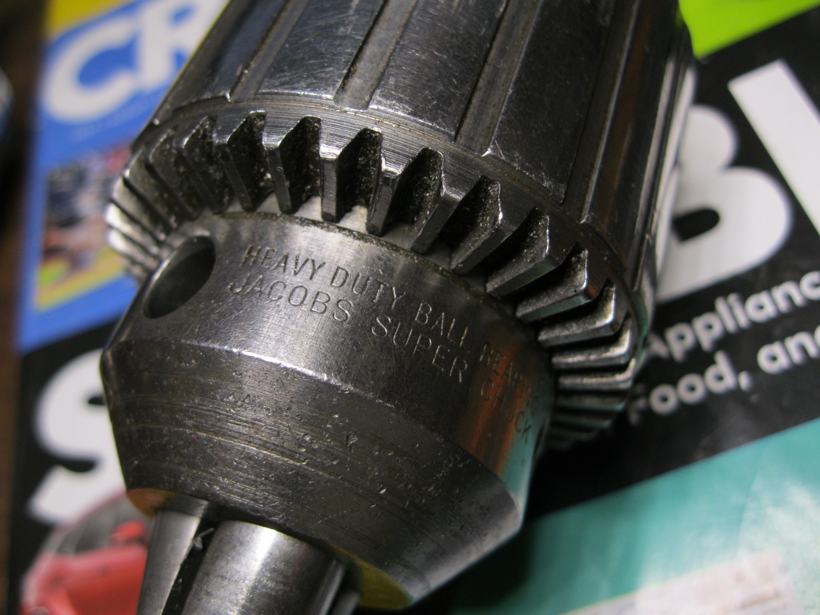 JACOBS #14N 0-1/2″ DRILL CHUCK W/R8 HOLDER KEY AND DRIFT PIN MACHINIST TOOLS