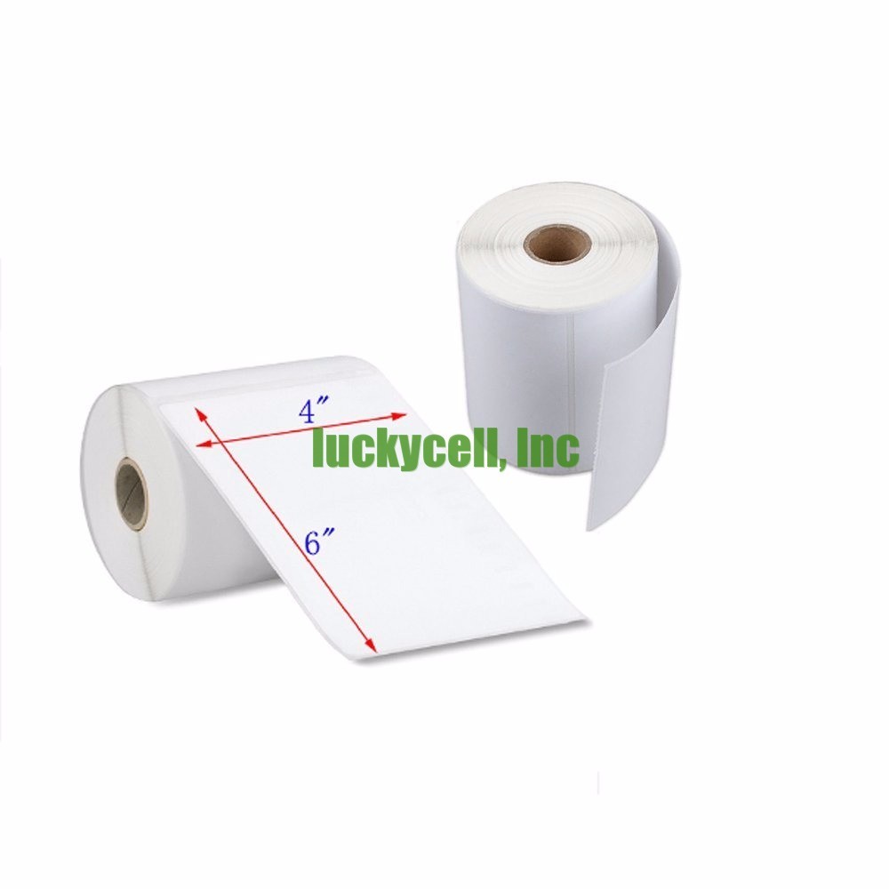 1 Roll 250/Roll 4×6 Direct Thermal Labels for Zebra 2844 ZP-450 ZP-500 ZP-505