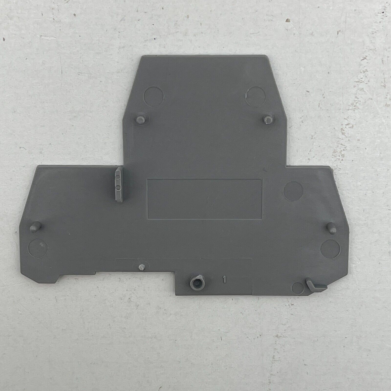 Entrelec FEM Series End Cover for Use with DIN Rail Terminal Blocks 1SNA118499R2