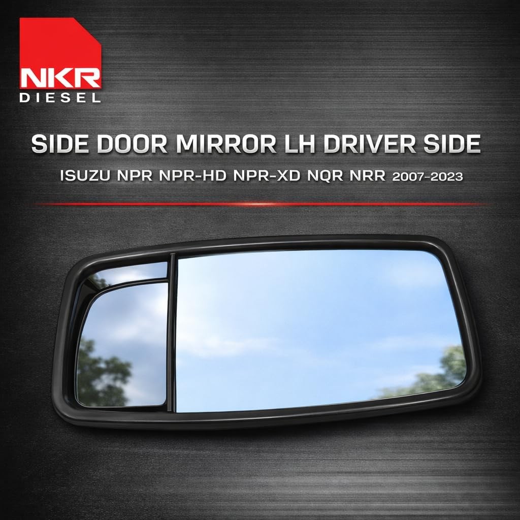LH Side Door Mirror Compatible with Isuzu NPR NPR-HD NQR NRR