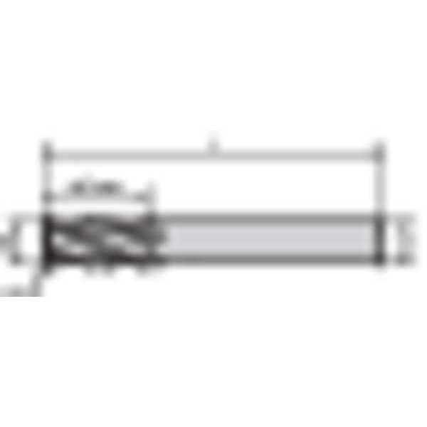 Widia I4c0750w150r End Mill, 0.7500 In. Milling Dia., I4c