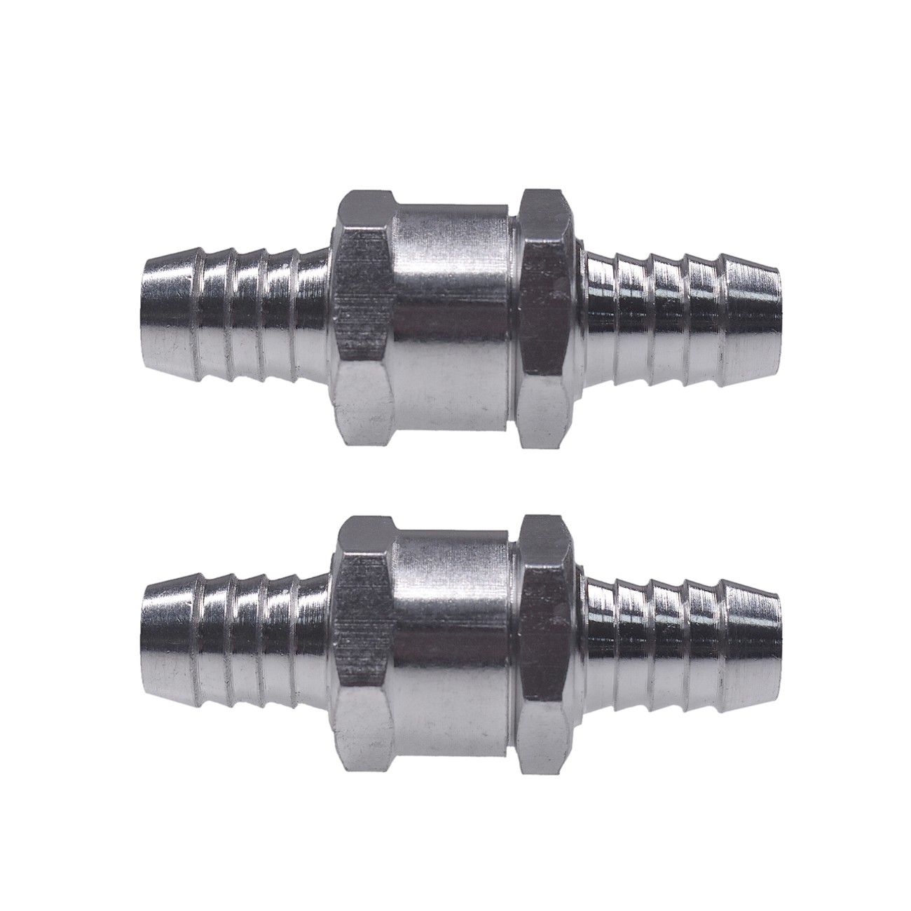 2 Pack 3/8″ 10mm Fuel Line Inline Check Valve Fuel Diesel Gas One Way Non Return