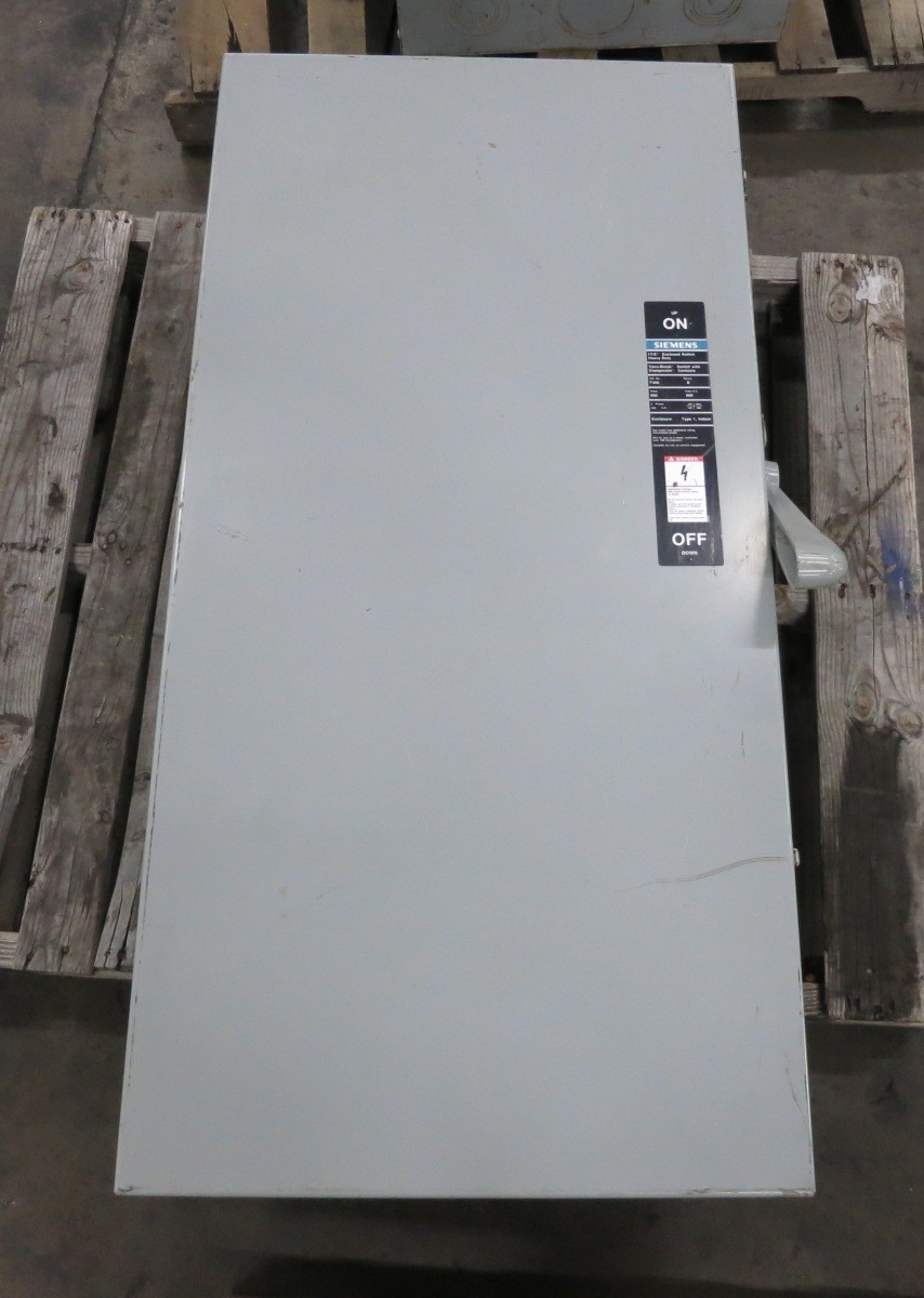 Siemens F356 600A 600V Heavy Duty Fusible Safety Switch Disconnect 600 Amp ITE