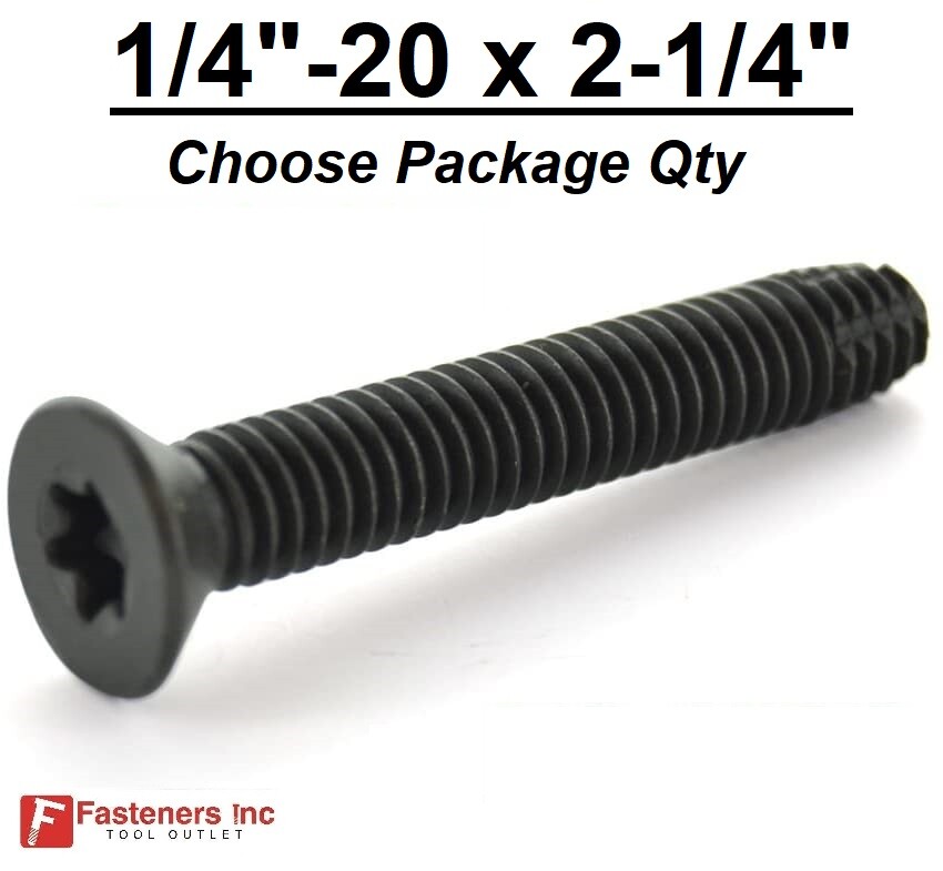 1/4″-20 x 2-1/4″ Self Tapping Flooring Floorboard Screw Torx «Type F» T30
