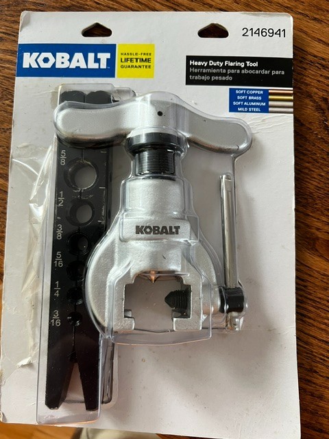 Kobalt Heavy Duty Flaring Tool 2146941 Used One Time