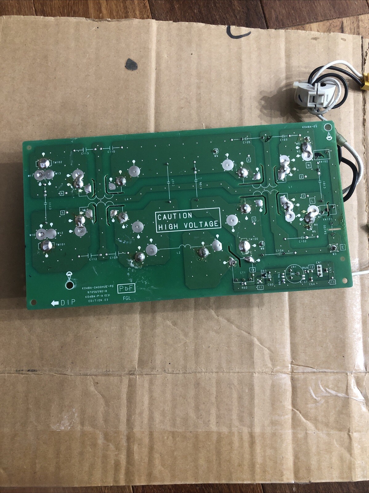 FUJITSU K04BA-0400HUE-PO 9705659018 PCB DUCTLESS HVAC CONTROL BOARD