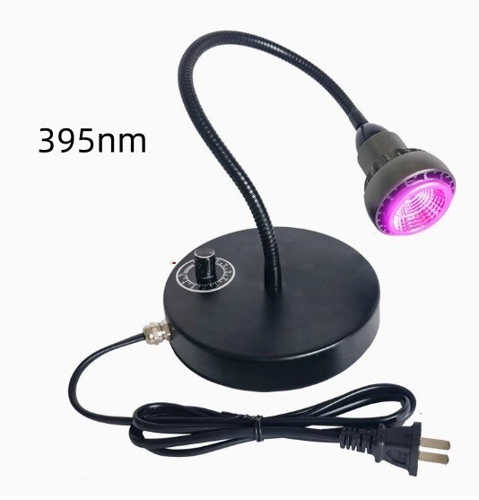 Energy adjustable desk lamp model 10W UV curing lamp 365nm/395nm/405nm
