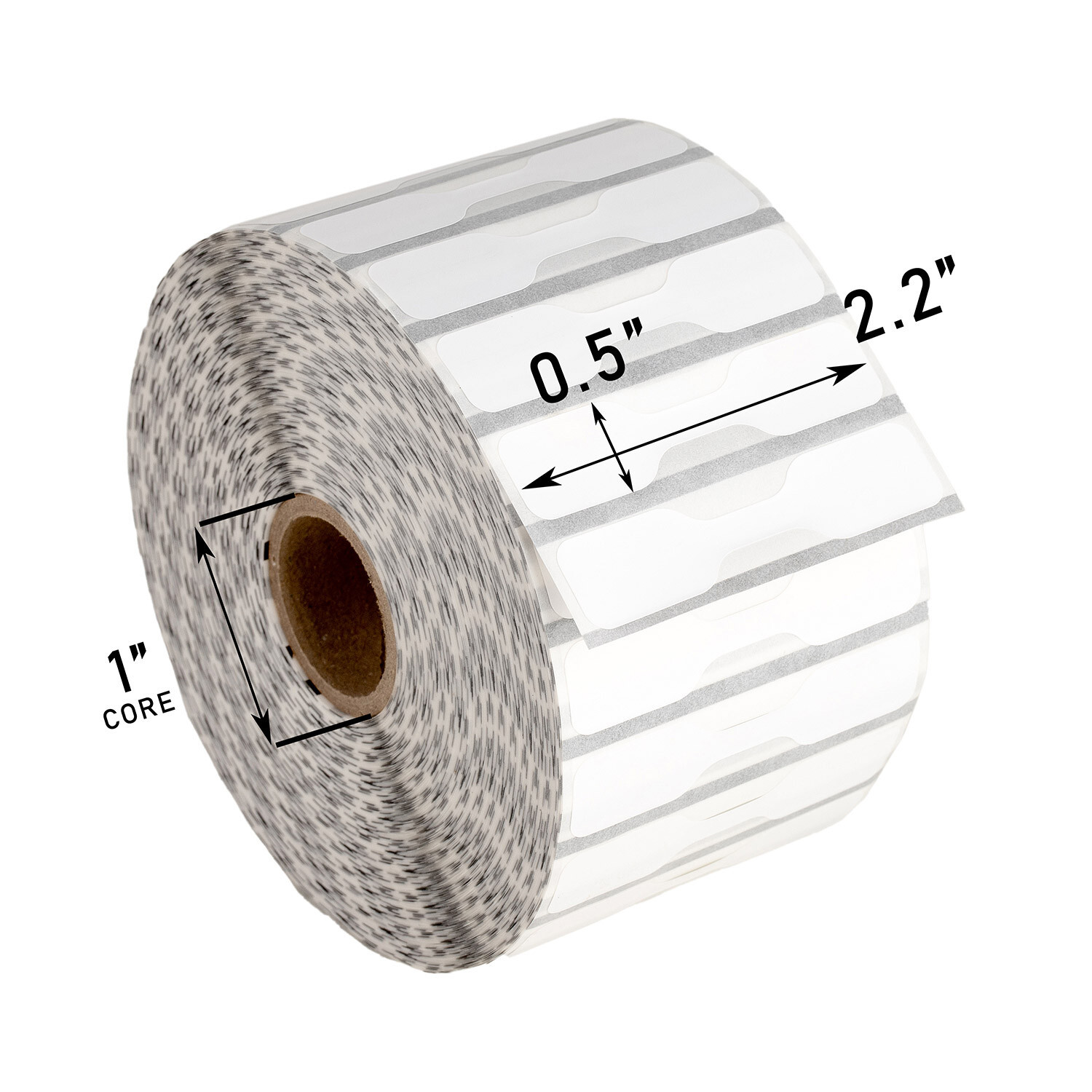 ZEBRA 2.2″ x 0.5″ Jewelry/Barbell Labels – DT (18) Rolls 3,510 Labels per roll