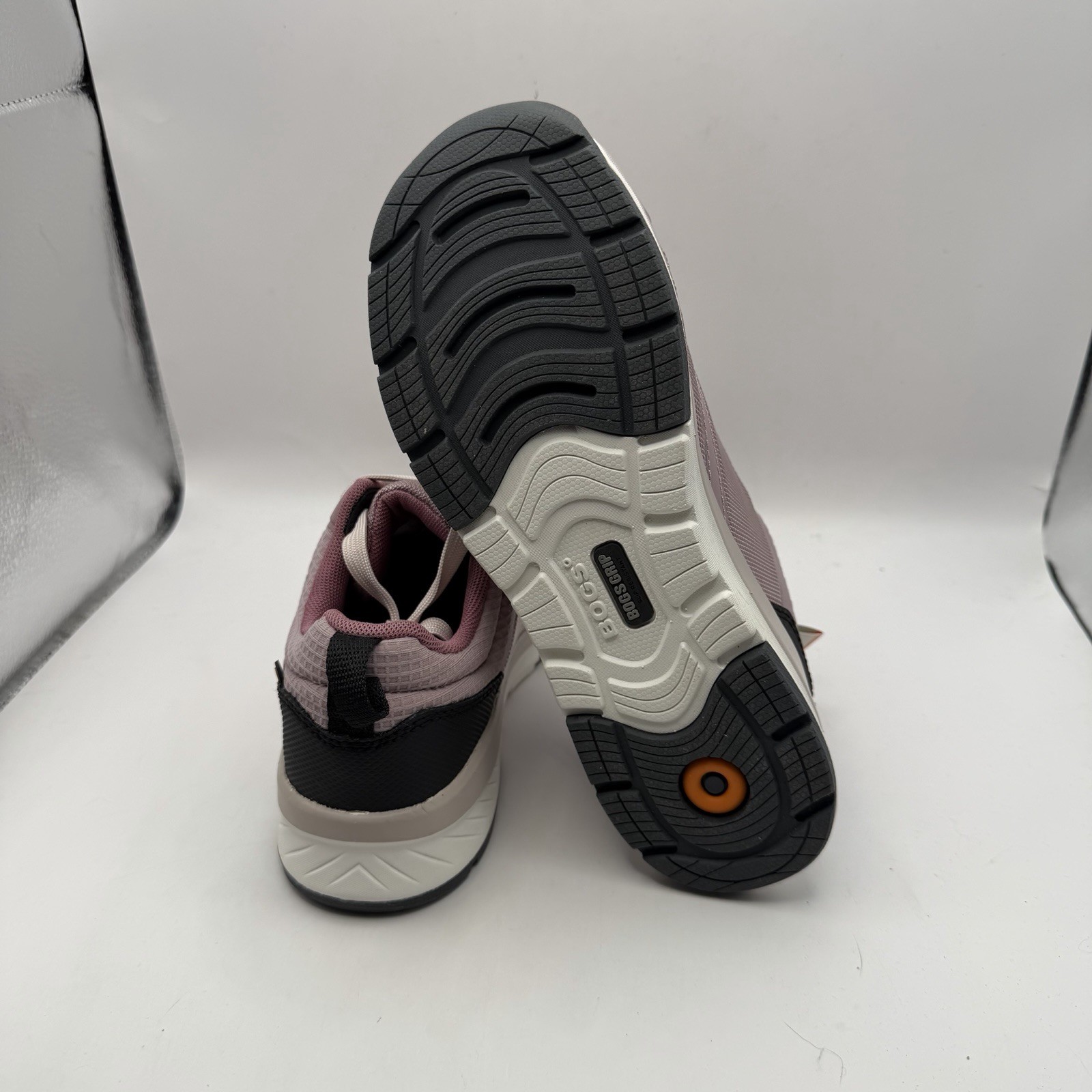 NEW Bogs Sandstone Lo CT Womens Sz 7.5 Misty rose Pink Composite Toe Safety Shoe