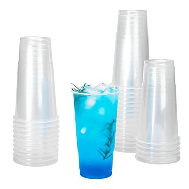 600ct Disposable Plastic Cups 32oz BPA Free Cold Drink Recyclable New