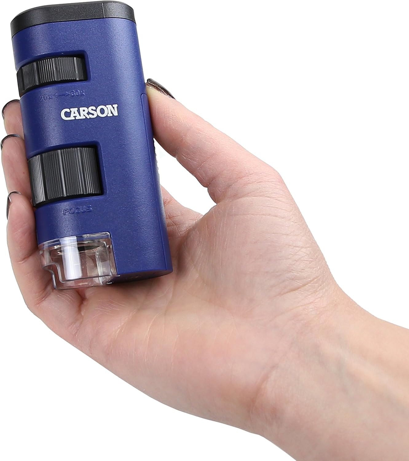 Pocket Micro 20X-60X LED Pocket Microscope Handheld STEM Toy (MM-450)