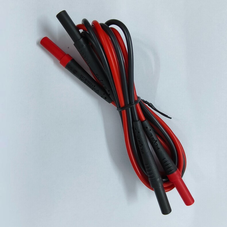 1PC New Fluke TL221 5FT 1.5M Black Red SureGrip Multimeter Test Leads