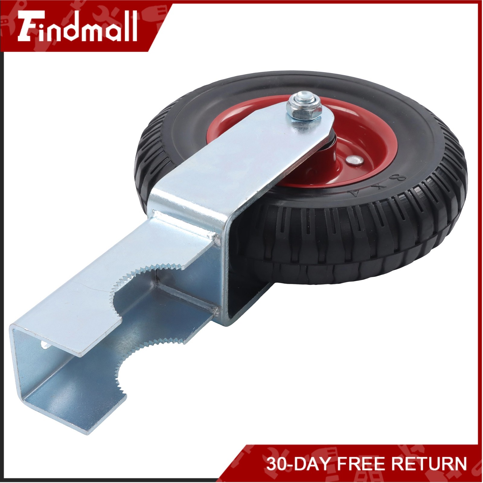Findmall For Chain Link Fence 1-5/8-2In Diameter 8″ Caster Wheel Gate 400Lbs