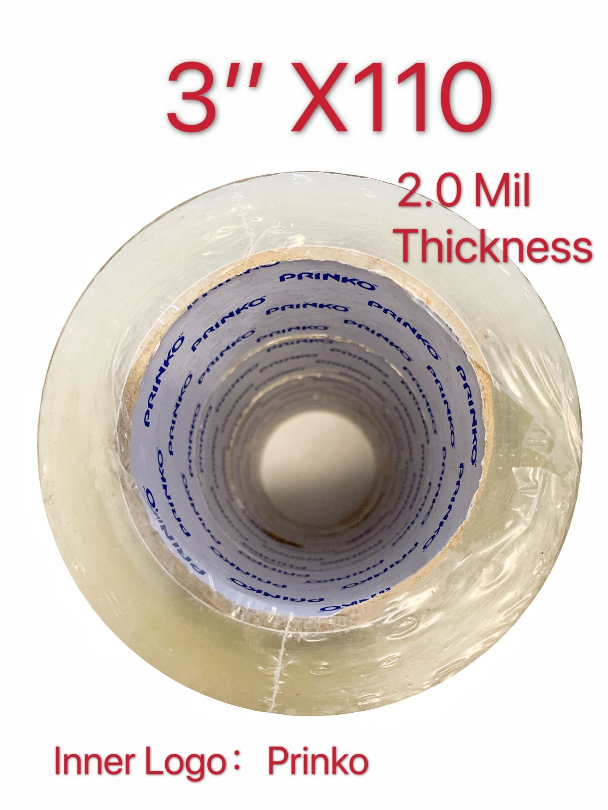 6 Rolls Clear Packing Packaging Carton Sealing Tape 2.0 Mil 3″ x 110 Yard 330ft