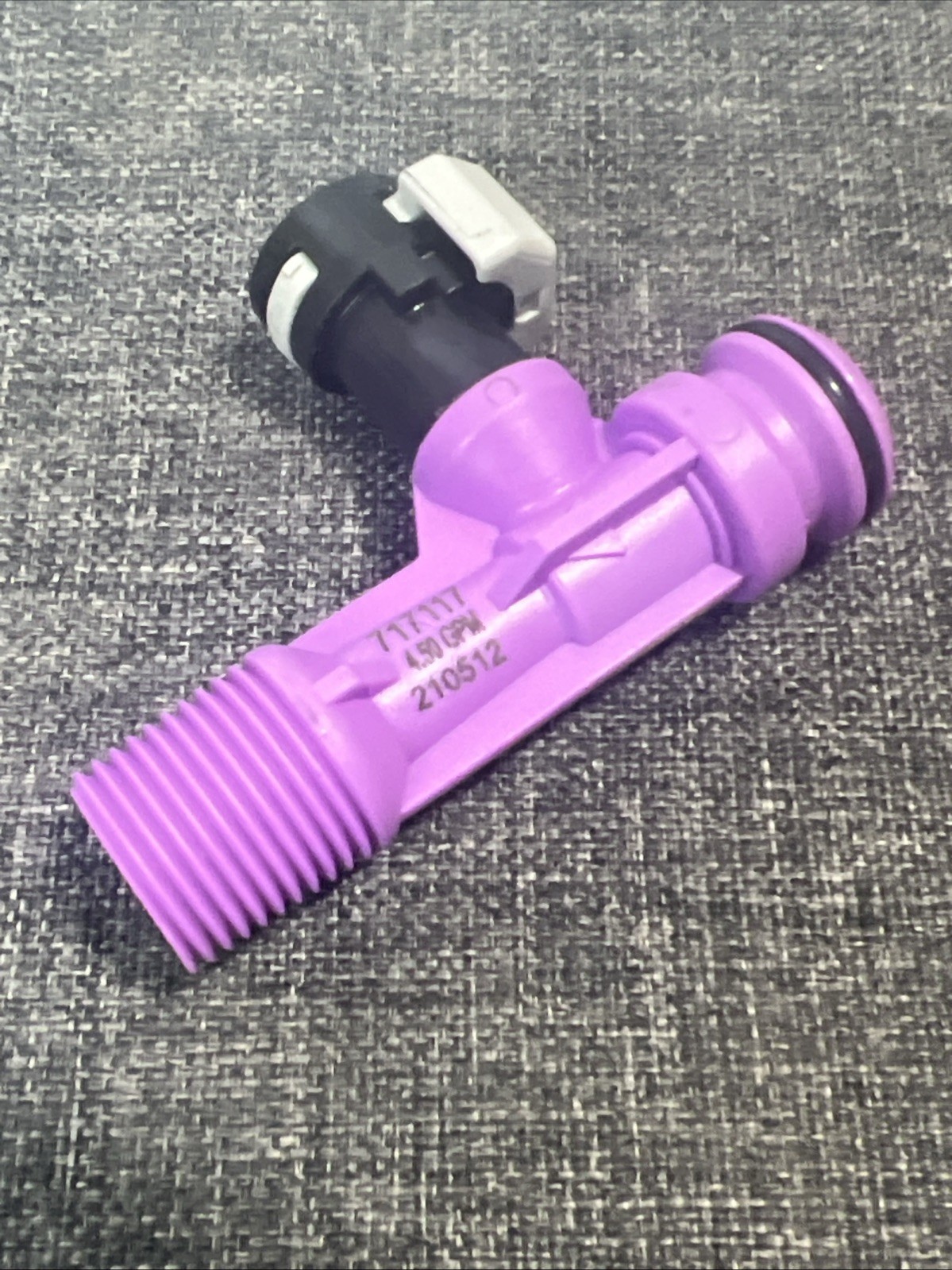 VersaDial 717117 PC2 Composite Quick Connect Injector 4.5 GPM 1 Barb Purple