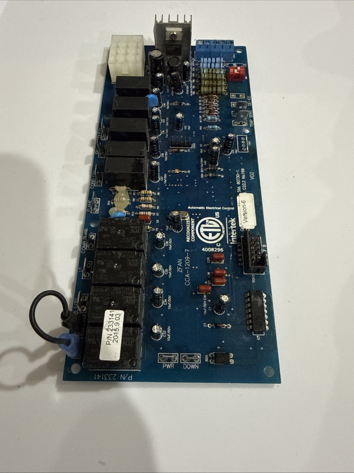 Suburban CCA-1209-7 PTAC Control Board