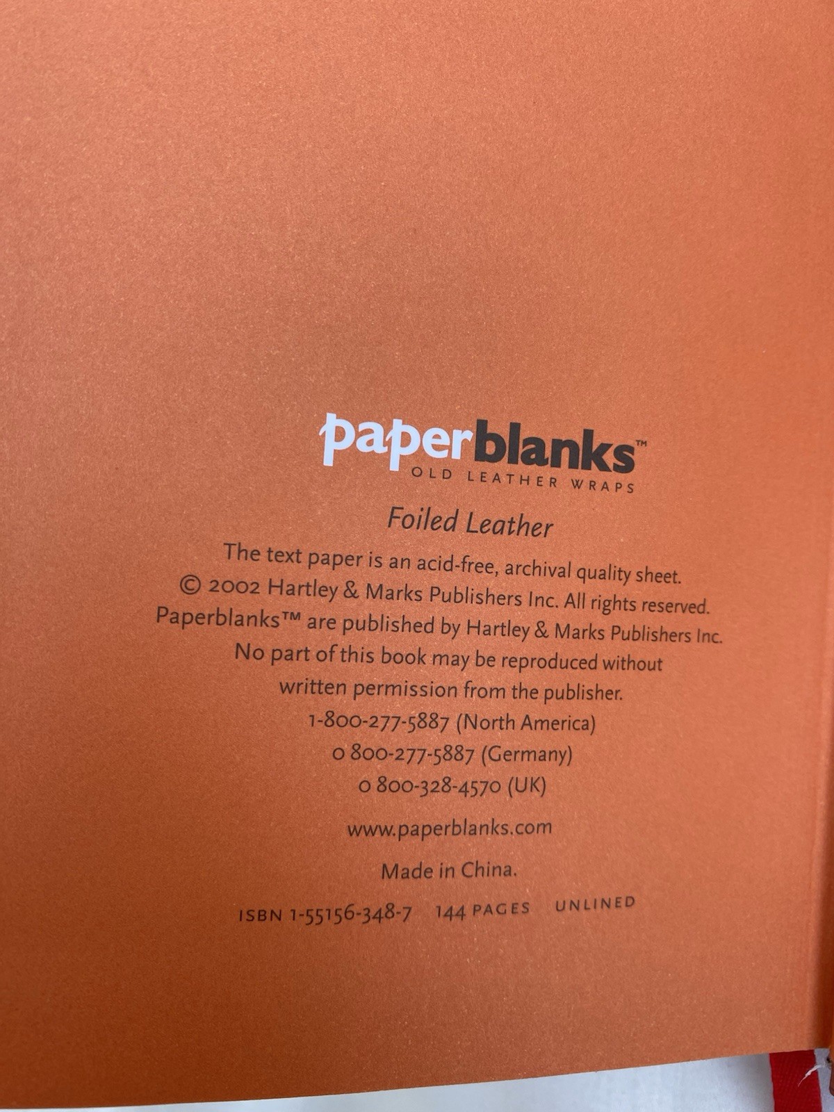 Paper Blanks Leather Wrap Journal Foiled Leather Notebook Hard Cover