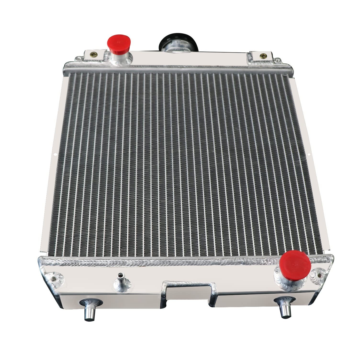 Aluminum Radiator for Kubota ZZD18 ZD18F ZD21 ZD21F GR2100 GR2110 2 Row Core