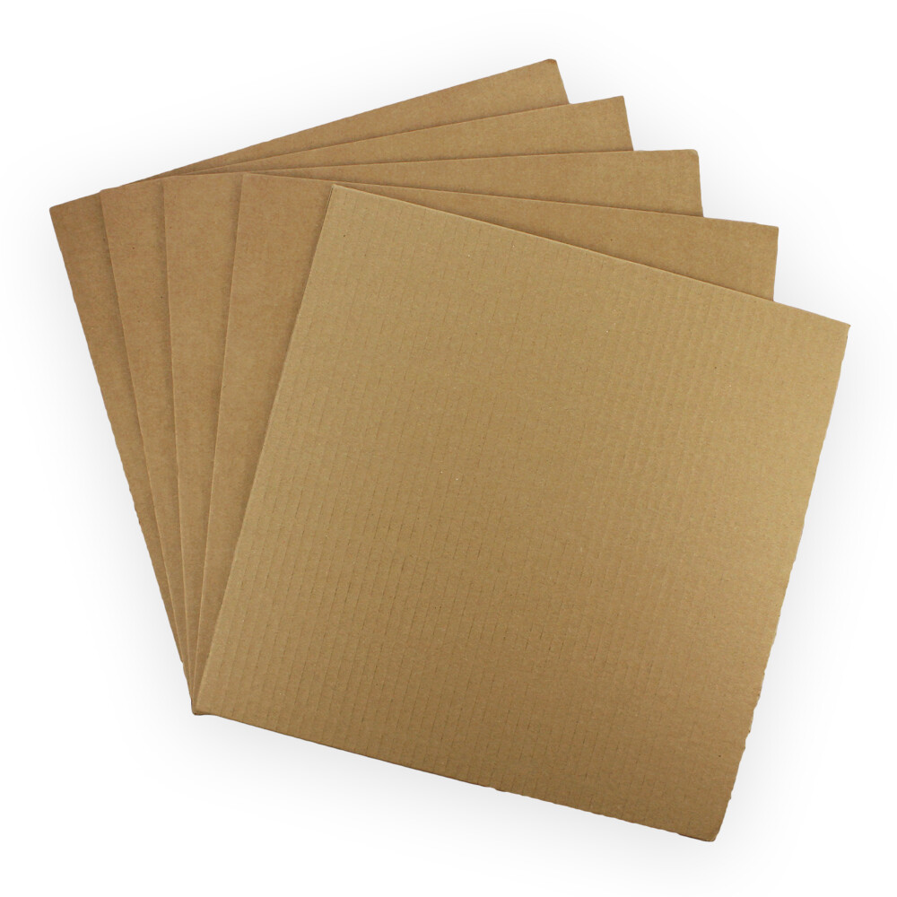 Corrugated Cardboard Pads Sheets Inserts for Shipping Scrapbook 23 ECT 1/8″ more
