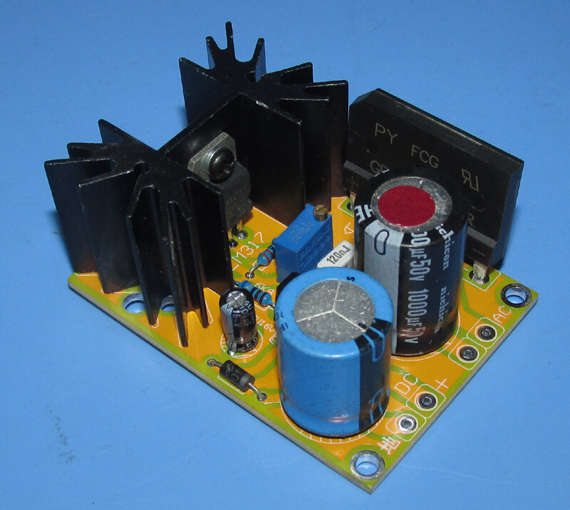 DC 1.2V-37V LM317 Adjustable Regulated Soft Start Power for 6.3v 12.6v Filament