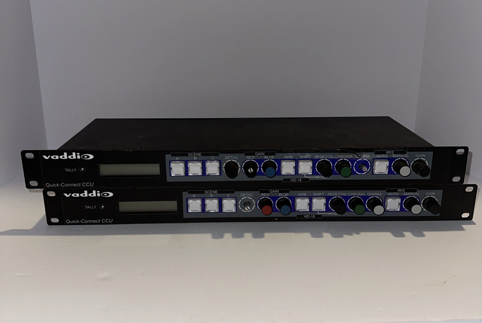 Vaddio Tally Quick Connect CCU HD-18 Part #: 998-1105-015 (Lot Of 2)