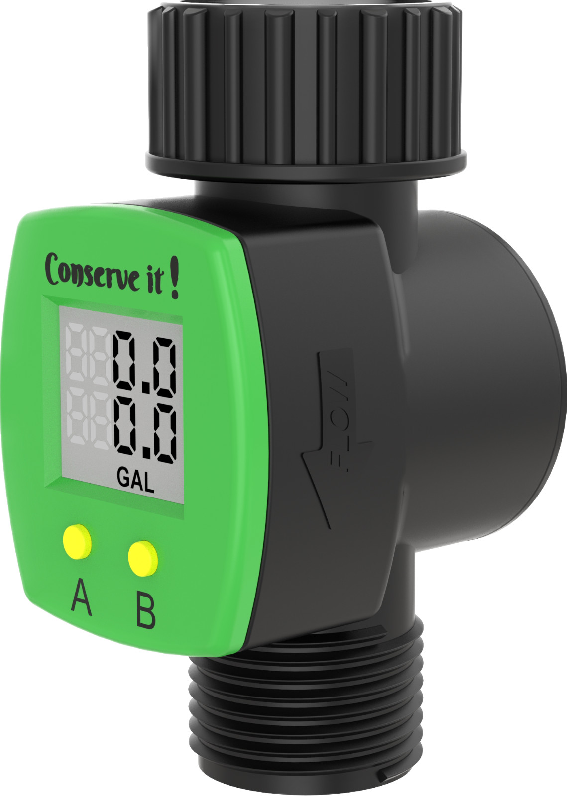 Water Flow Meter for Garden Hose for Watering or Filling RV Tank – Monitor Usage