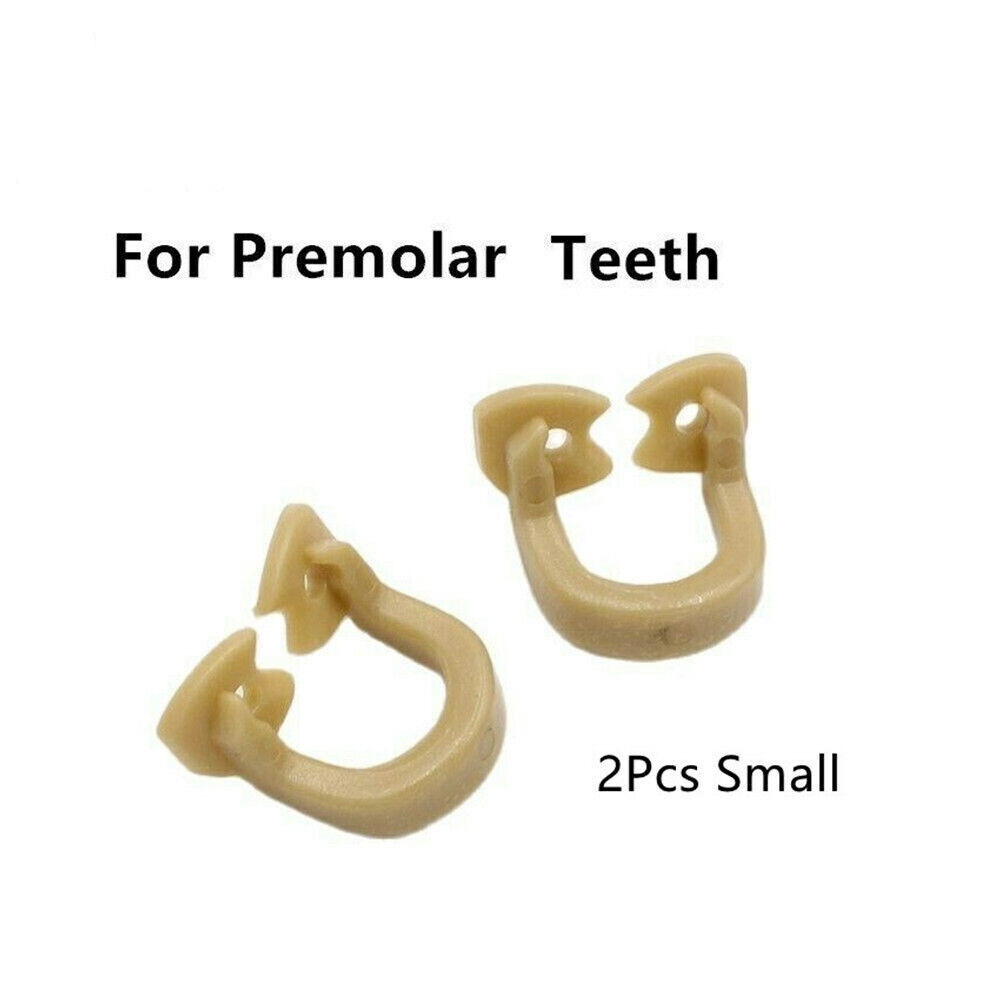 Dental Barrier Clips Rubber Dam Clamps Clip Soft Resin Molar/Premolar Fit Kerr