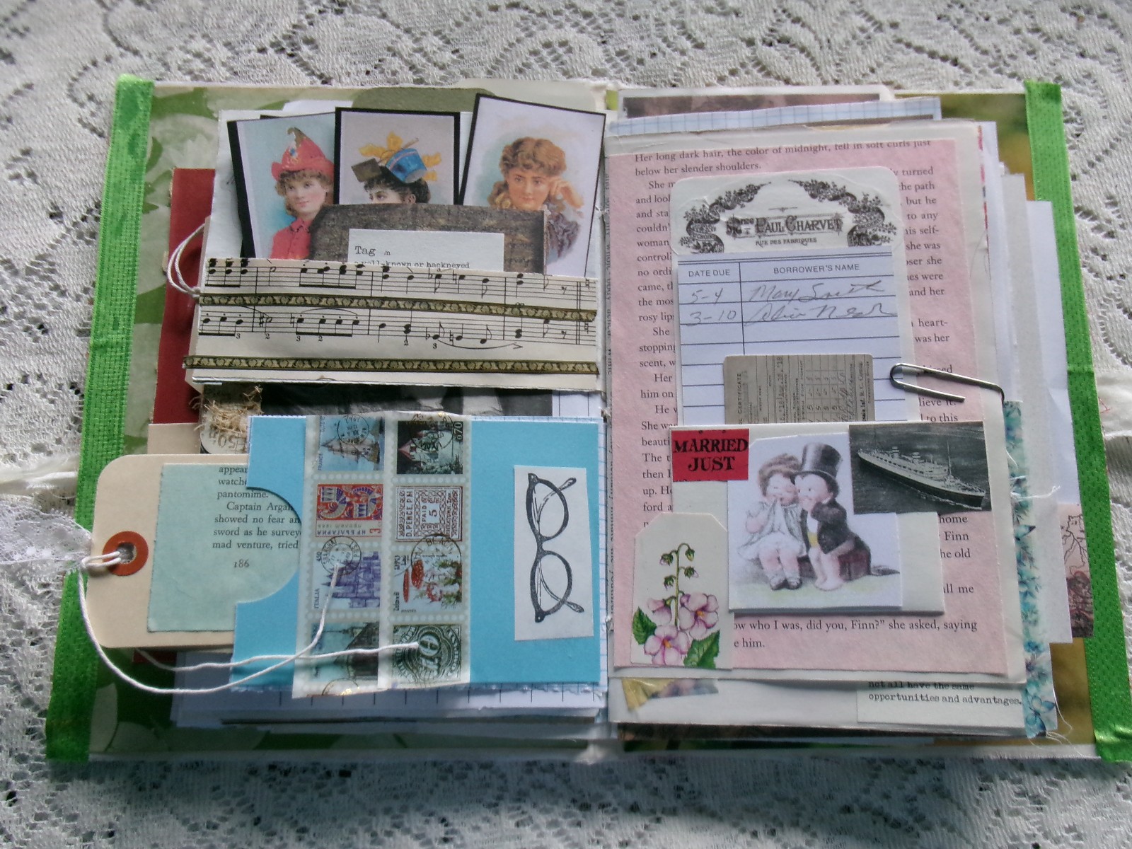 JUNK JOURNAL SIZE 7″ X 10″ APPROX. 120 PAGES