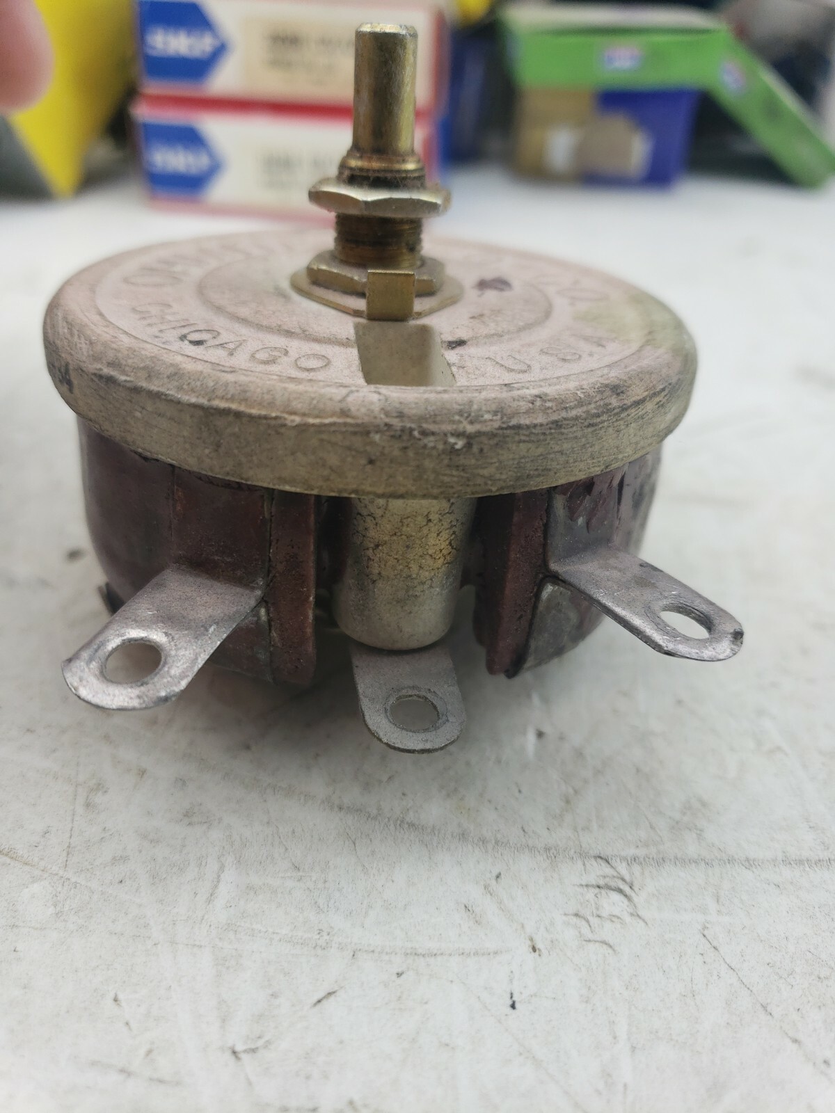 1pc, OHMITE 65953 1K0, .49A, 1000Ω Ceramic Rheostat (4B5)