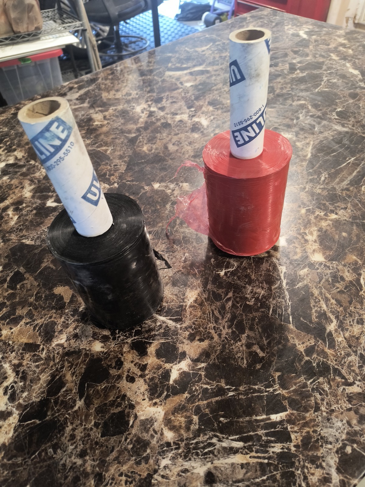 Uline Red Or Black Mini-Wrap Stretch Film – 5″ x 1000′ – Bundling/Shipping