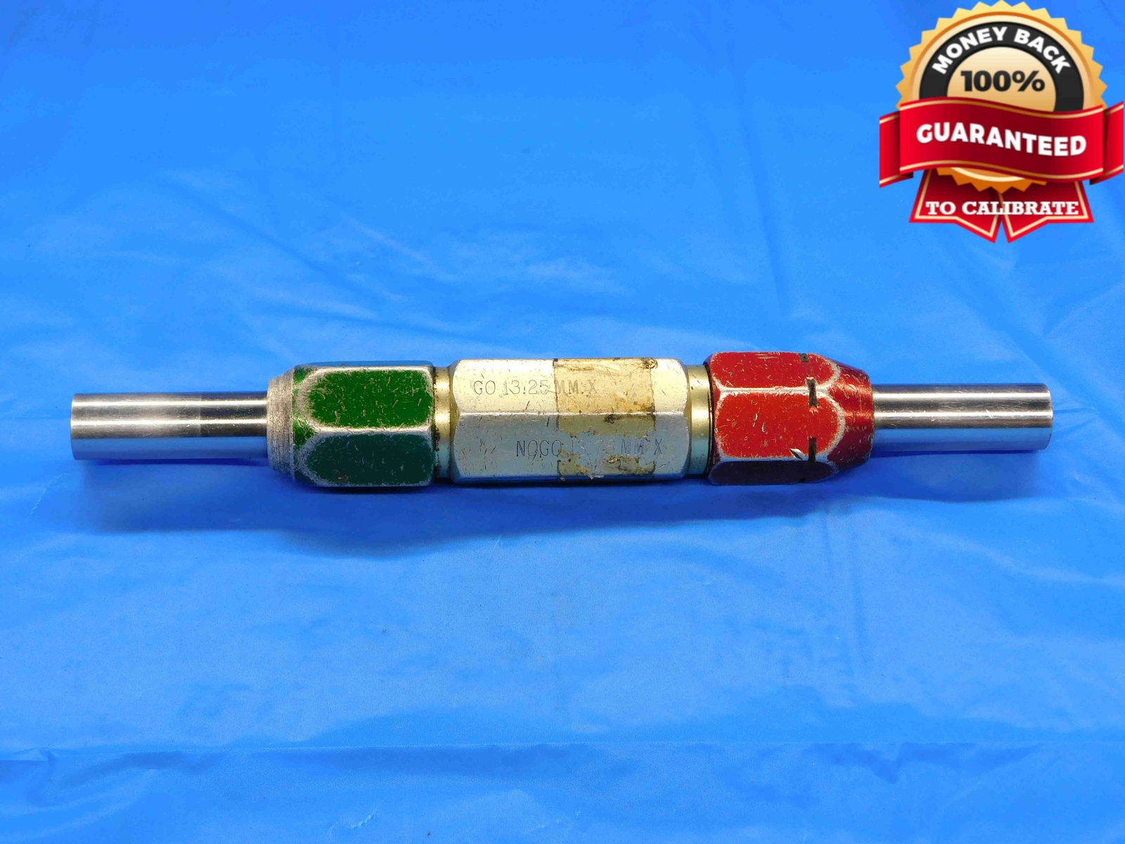 13.250 & 13.750 METRIC PIN PLUG GAGE GO NO GO 13.000 +.250 13 .5217 13.25 13.75
