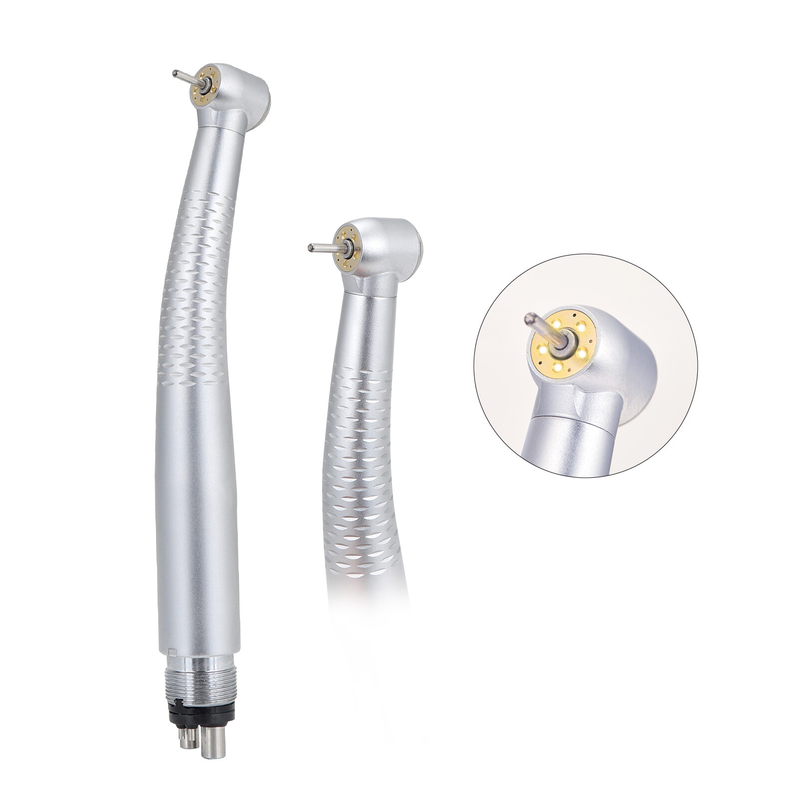 Dental 5 O-LED High Speed Handpiece Push Button with 5 Water Spray 4 Holes
