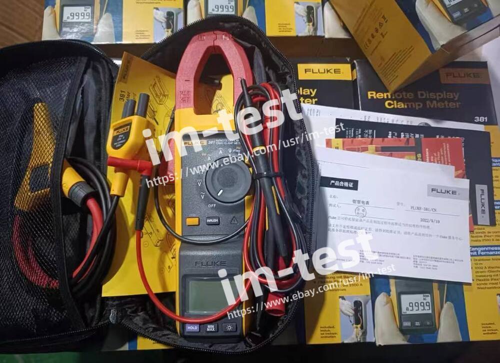 Fluke 381 Remote Display True-RMS AC/DC Clamp Meter with iFlex NEW