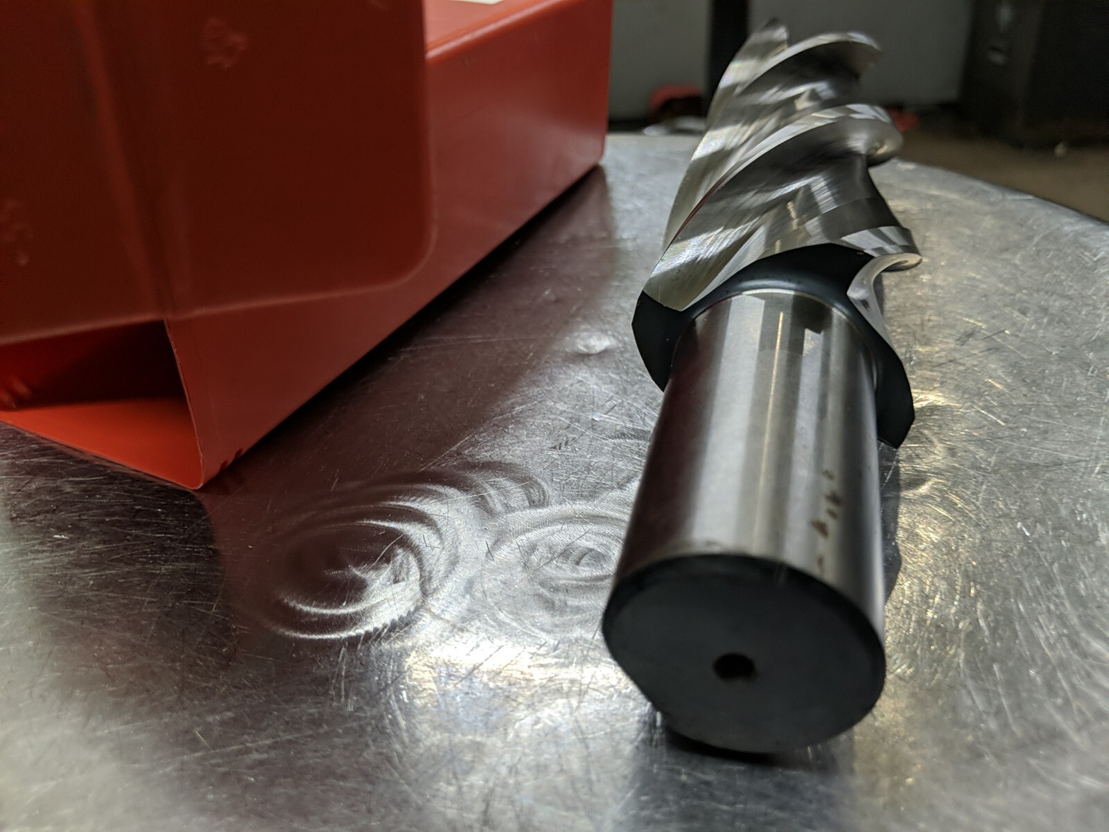 HTC 2 x 1-1/4 x 6-1/2 x 9 4FL flute .250R HSS EM END MILL