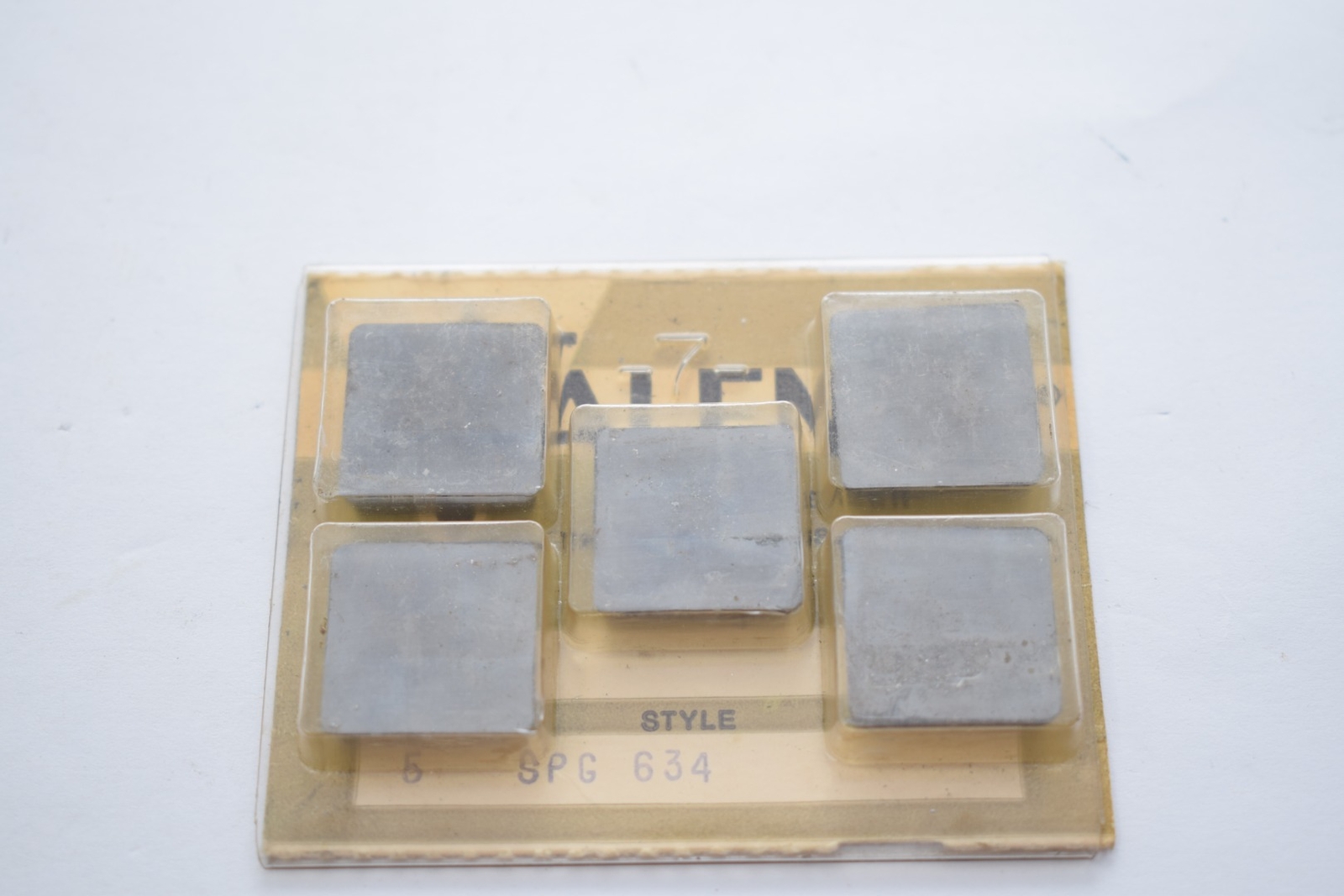 Pack of 5 NEW Valenite SPG 634 IB Carbide Inserts