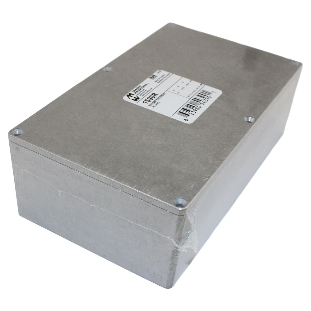 Hammond 1590R Die Cast Aluminum Enclosure Hobby Box – 7.55″ x 4.38″ x 2.24″