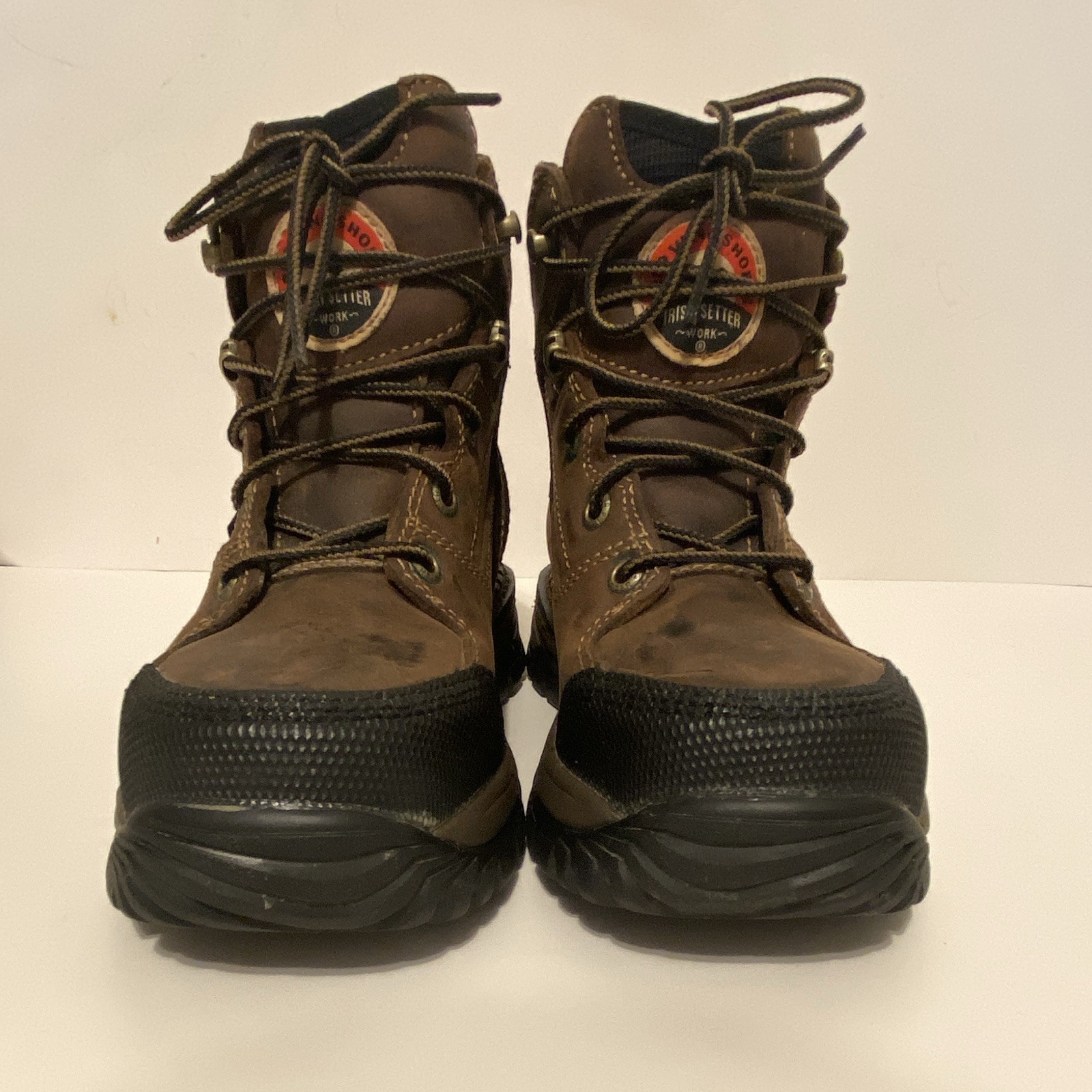 Red Wing Irish Setter 83200 Women’s 5B Steel Toe Waterproof Work Boots Vibram