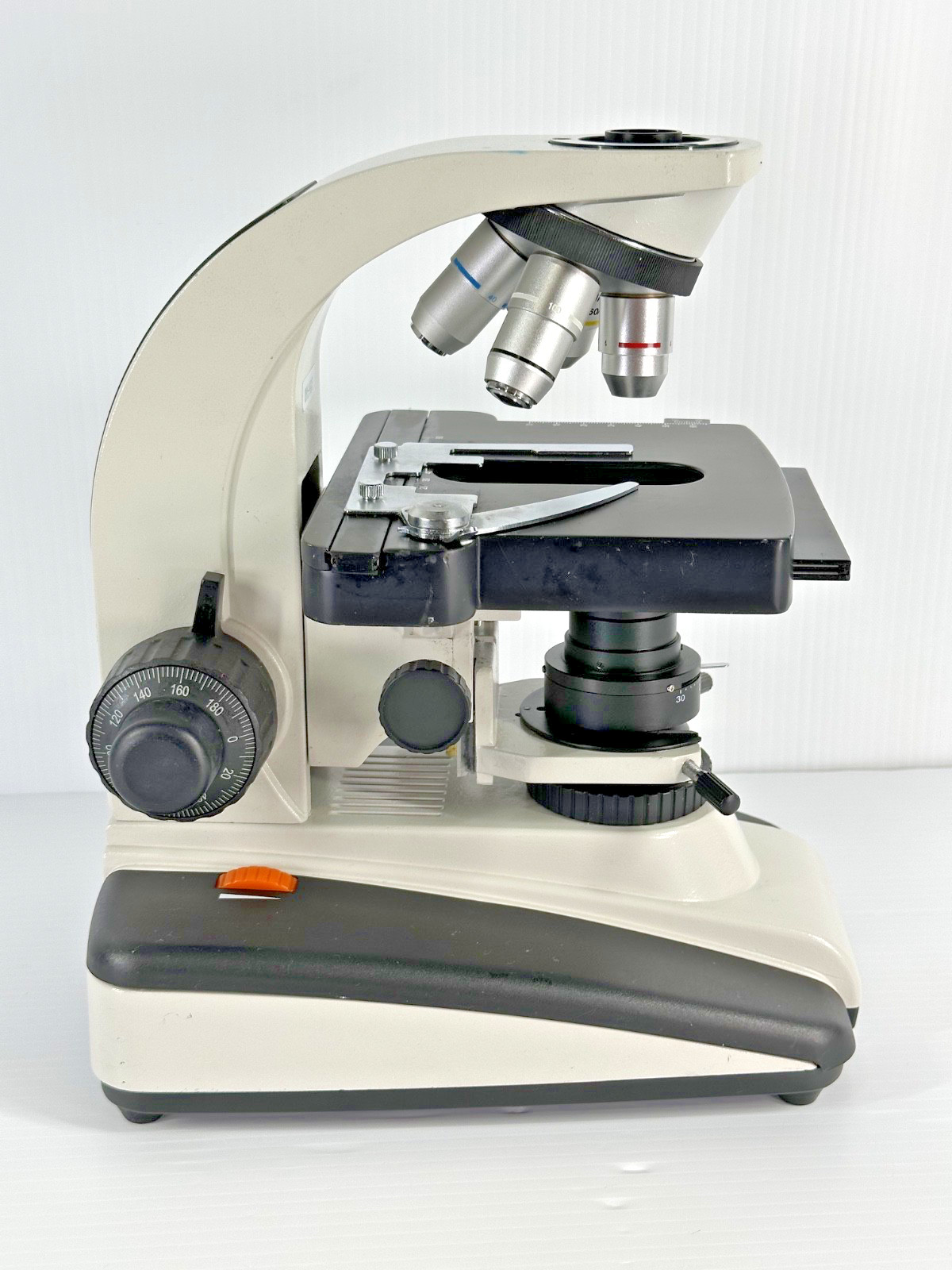 Unbranded Compound Laboratory Microscope Body 4x 10x 40x 100x Objectives Parts