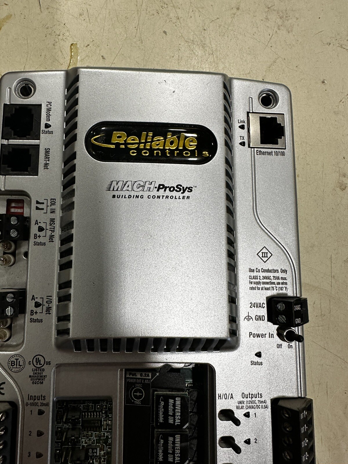 Reliable Controls MPSH3408 Building Control Module Mach Prosys