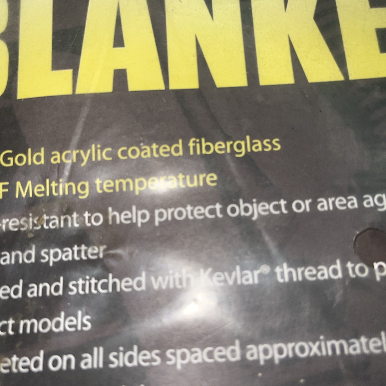 NEW – Revco Black Stallion B-NFG24 6’X6′ Medium Duty Welding Blanket