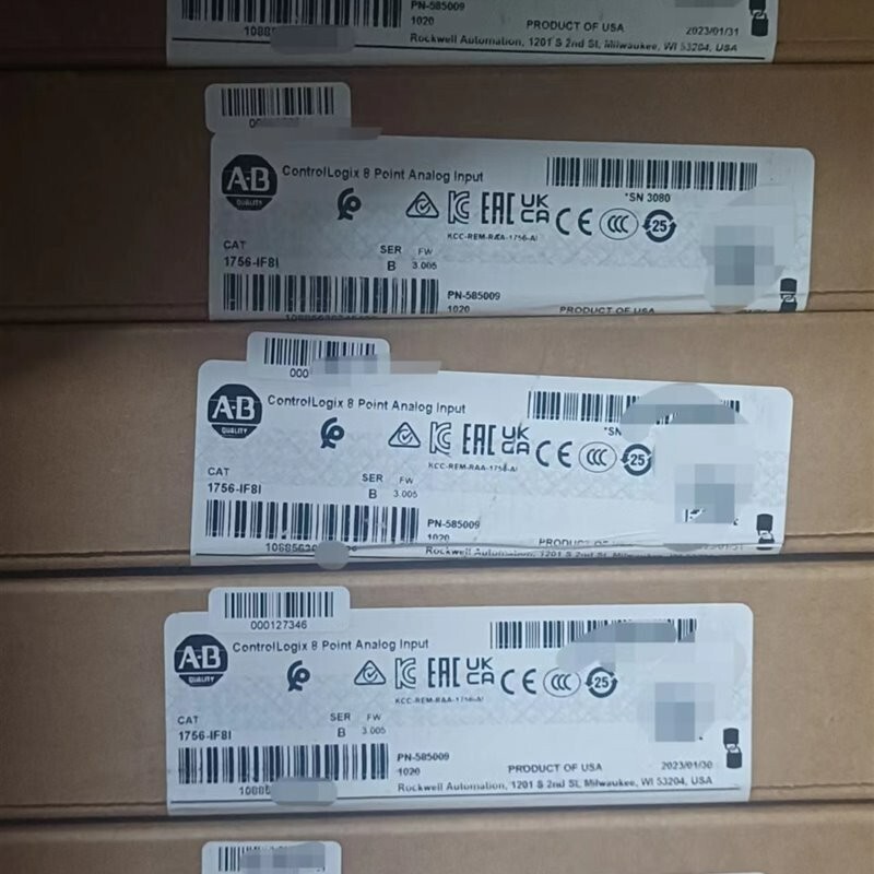 NEW AB 1756-IF8I ControlLogix 8 Point Analog Input Module 1756IF8I US Free Tax