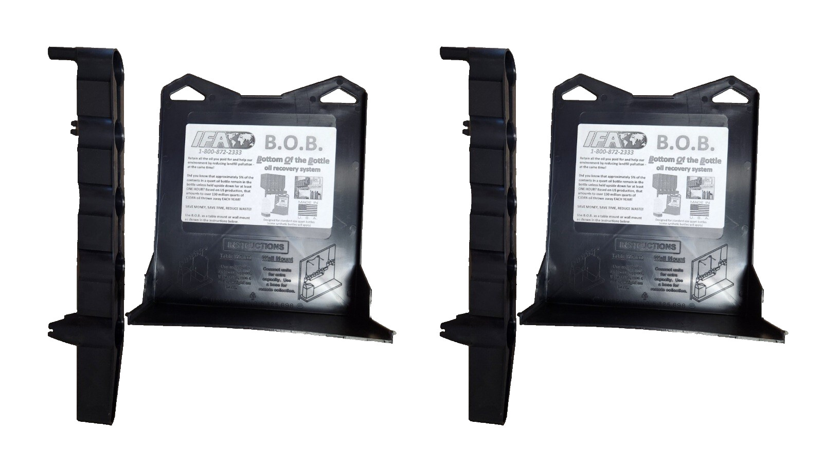WIRTHCO B.O.B. «BOTTOM OF THE BOTTLE» OIL DRAINING SYSTEM – 32947 – SET OF 2
