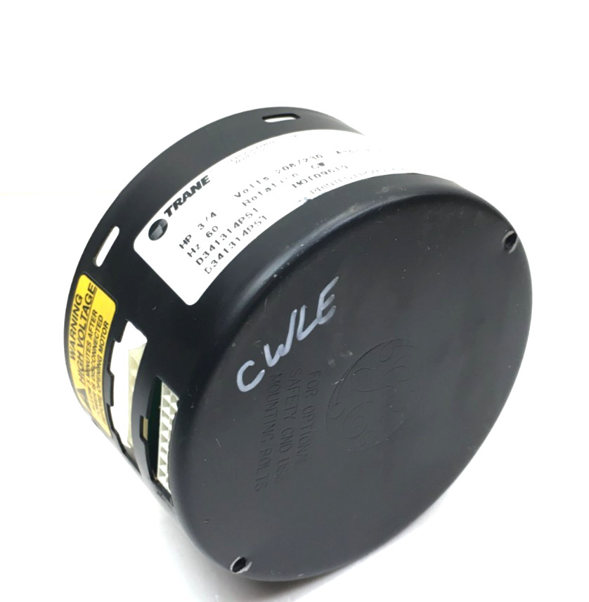 GE Module DG02 only 3/4 HP TRANE D341314P51 MOT09619 Rot CW LE 230V used #Z886