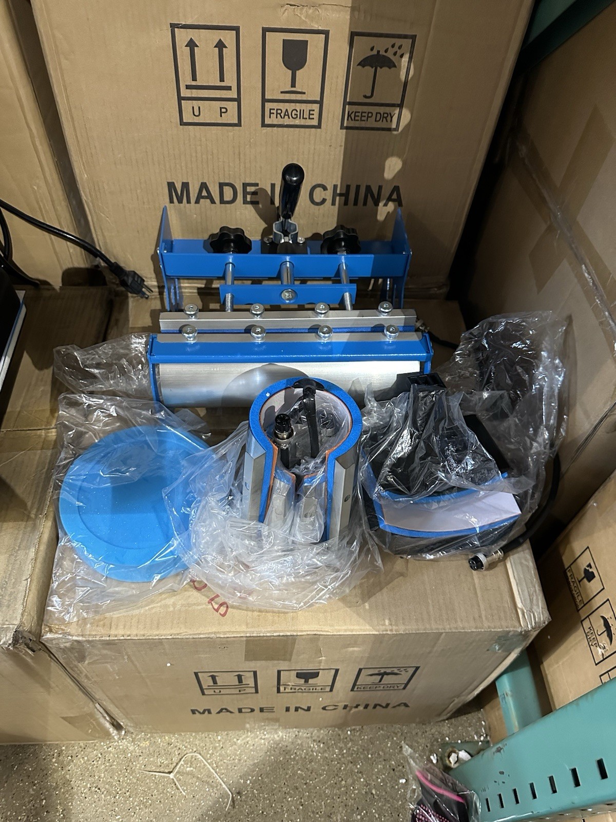 15×15” 8 In 1 Heat Press Machine With 30oz Tumbler Press Lightly Used
