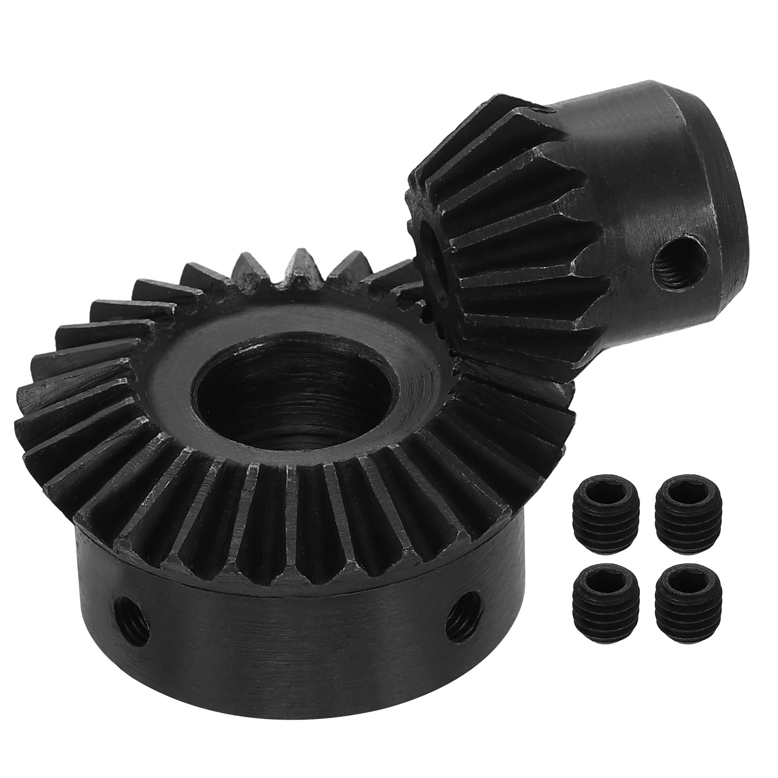 2Pcs Tapered Bevel Gear Set, 1.5 m 1:2 (15T/30T) Bevel Gear(6/16mm Shaft Hole)