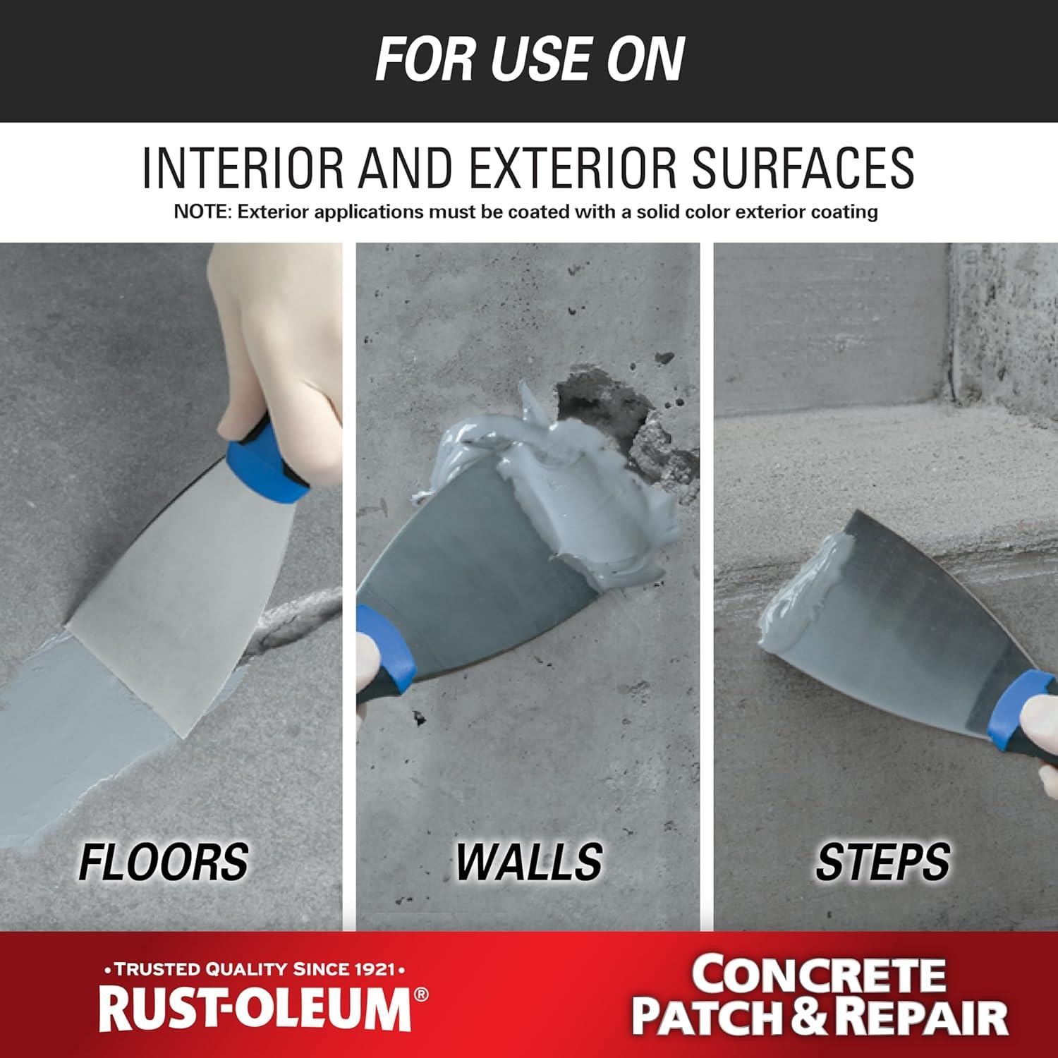 Rust-Oleum Concrete Patch & repair kit, 24oz – 301012